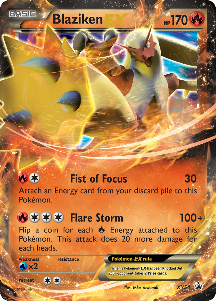XY Promo Blaziken EX #54
